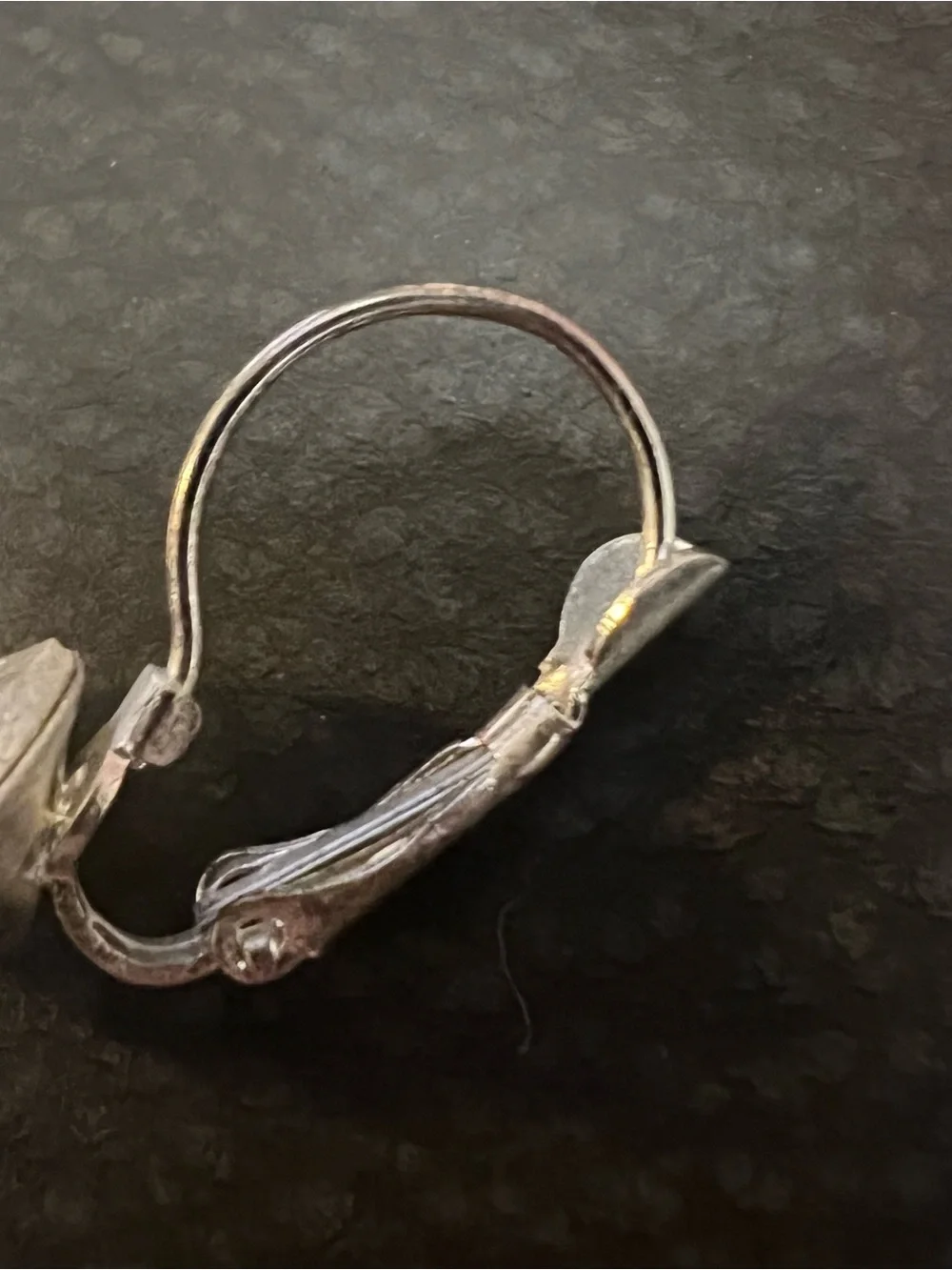 Clear Crystal Drop Earrings - Unbranded